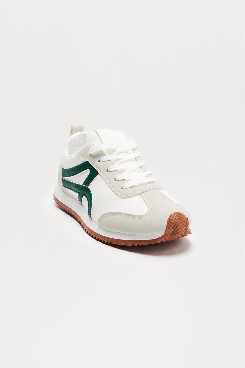 Zapatillas Doradas Bajas con Cordones - Image 8
