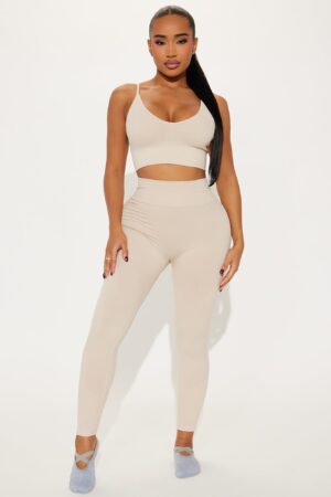 Conjunto Deportivo Sin Costuras y Elástico