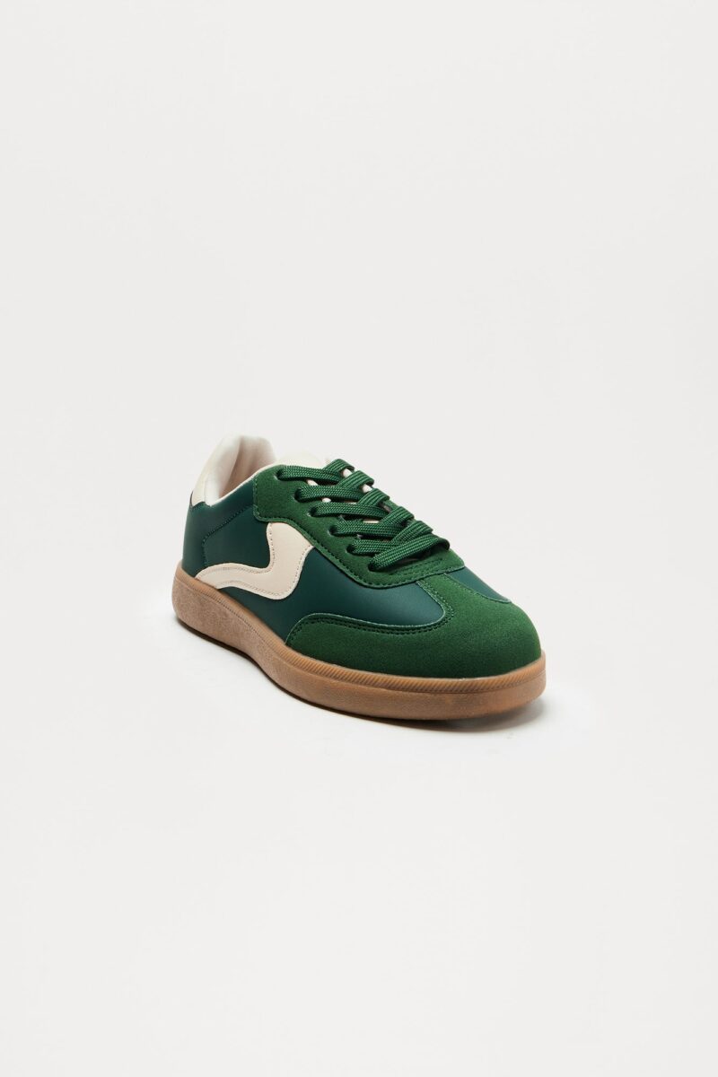Zapatillas Deportivas Bajas con Cordones en Celeste - Image 15