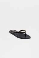 Sandalias Planas Acolchadas con Detalle Trenzado
