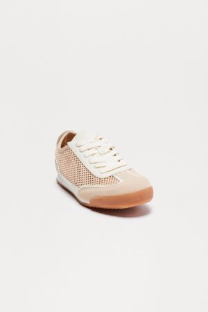 Zapatillas de Punto Bajas en Blanco