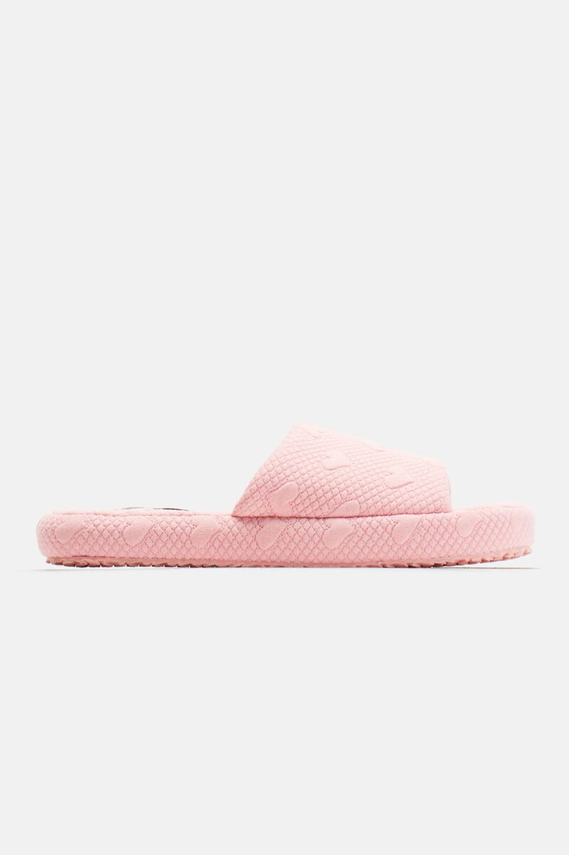 Pantuflas Abiertas con Patrón de Corazones - Image 2