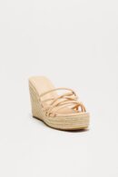 Plataformas de Yute Estilo Juniper - Nude