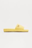 Sandalias Planas Tipo Jellie en Negro
