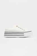 Zapatillas de Plataforma Baja con Cordones