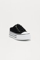 Zapatillas de Plataforma Baja con Cordones