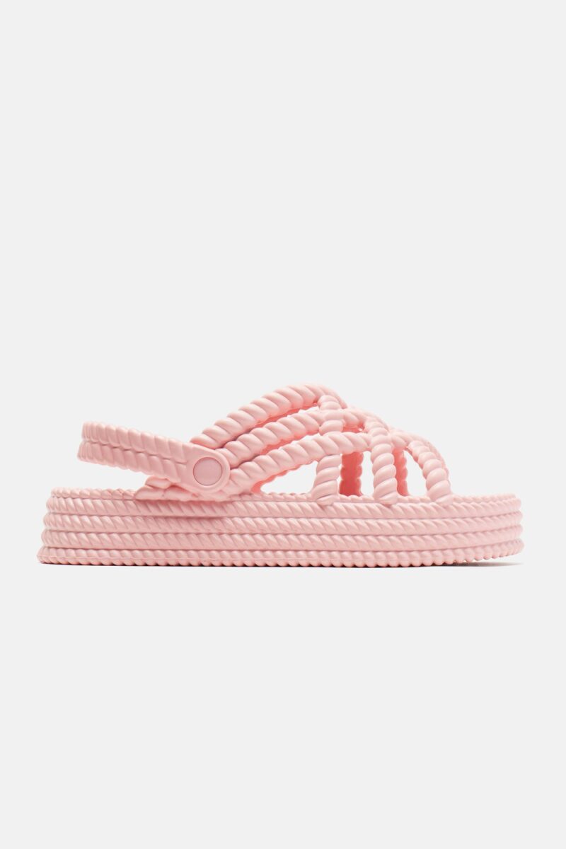Sandalias Casuales de Plataforma en Negro - Image 9