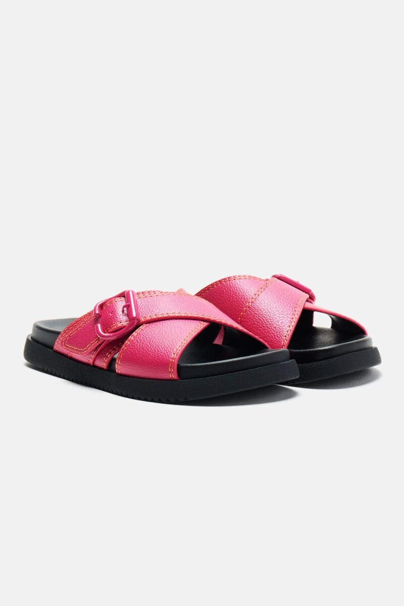 Sandalias Casual con Hebilla y Suela Plana - Image 5