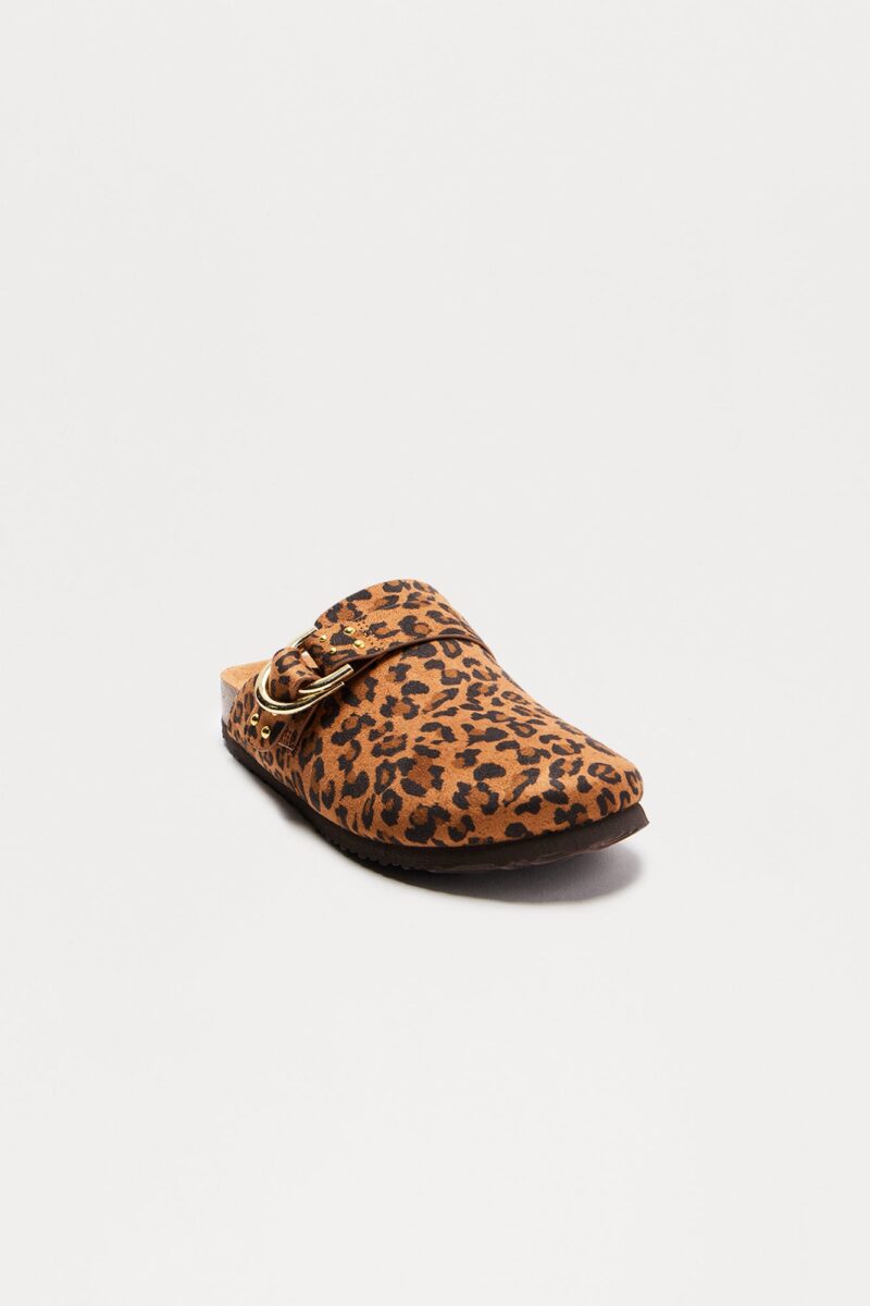 Sandalias Planas con Hebilla - Negro - Image 5