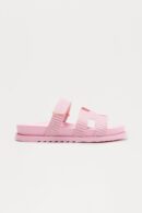 Sandalias Planas con Correas de Rafia - Rosa
