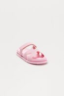 Sandalias Planas con Correas de Rafia - Rosa