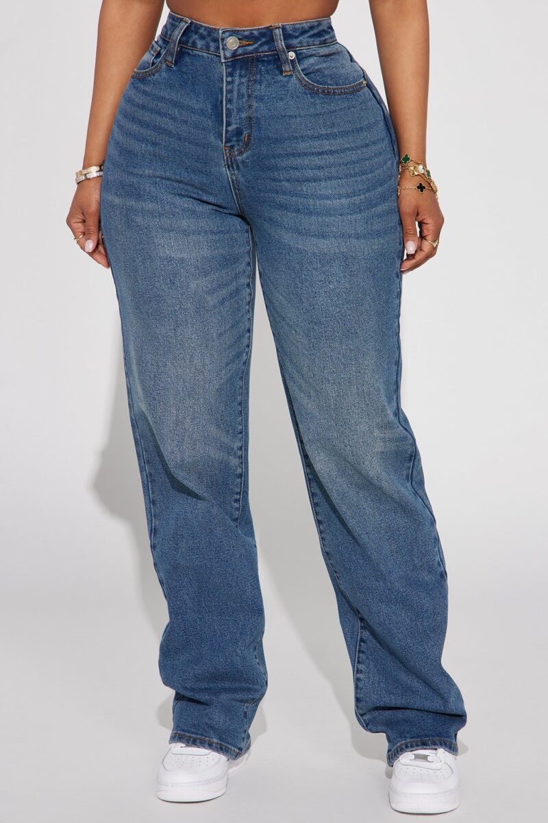 Jeans Rectos Clásicos - Lavado Vintage - Image 2