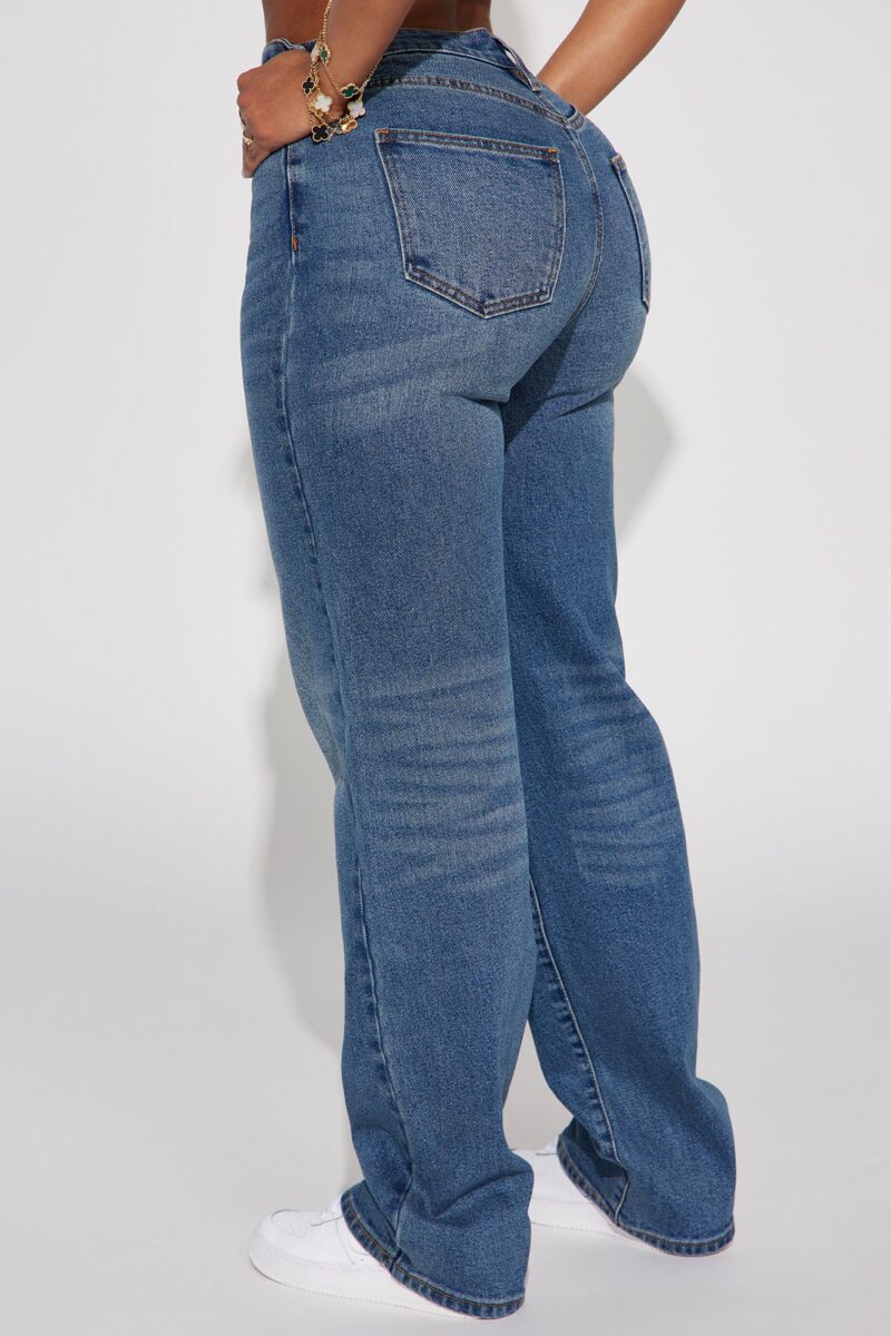 Jeans Rectos Clásicos - Lavado Vintage - Image 3