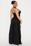Conjunto Campiña: Top Corset Halter y Falda Larga