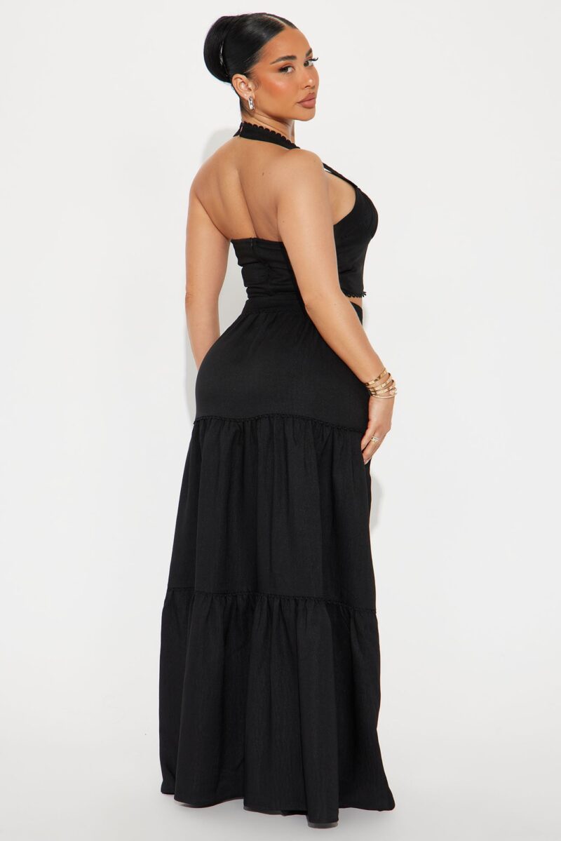 Conjunto Campiña: Top Corset Halter y Falda Larga - Image 9