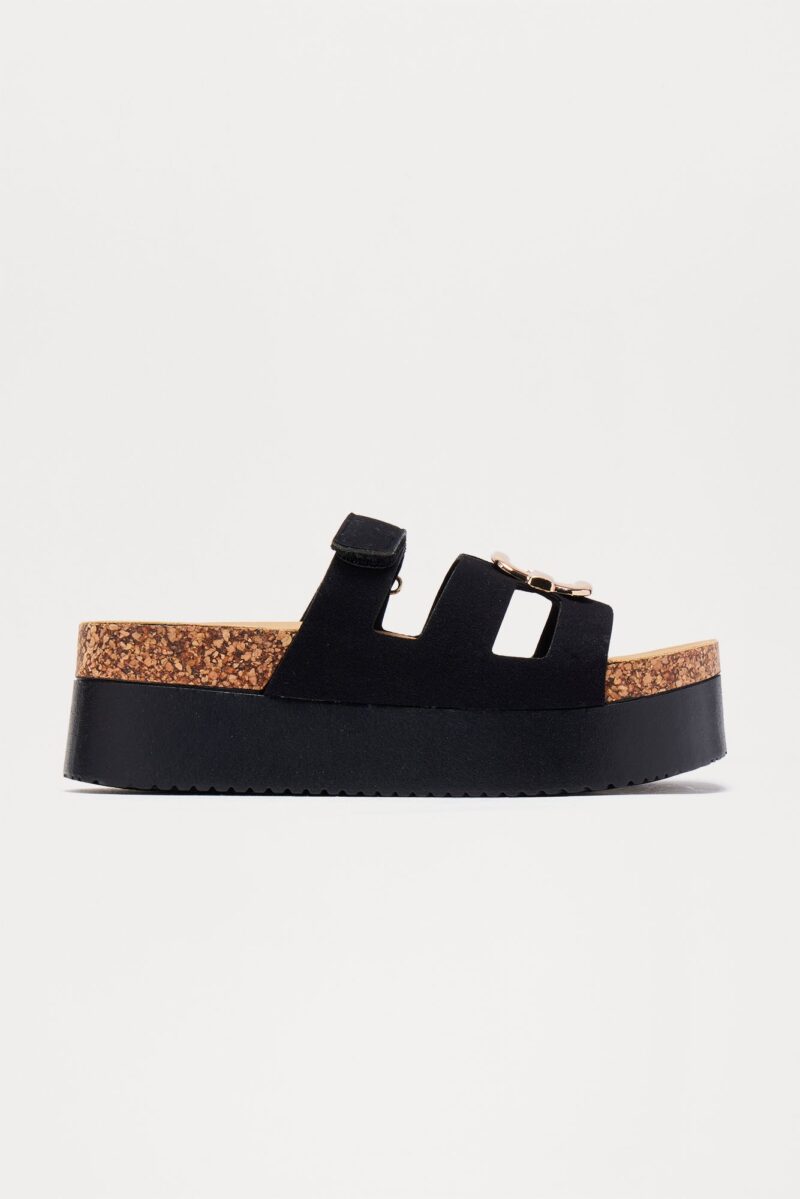 Sandalias de Plataforma Casual con Hebilla - Image 4