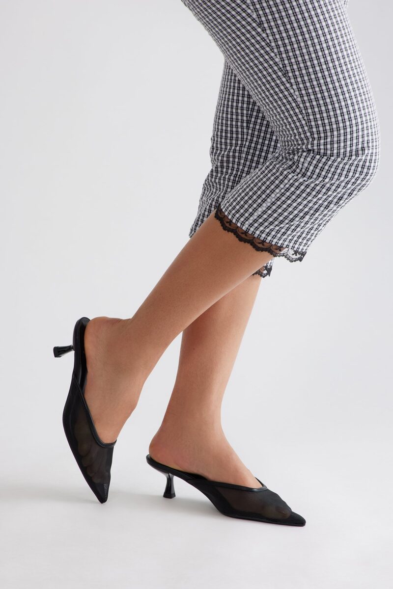 Zapatos de Tacón Bajo tipo Gatito - Estilo Puntiagudo - Image 4