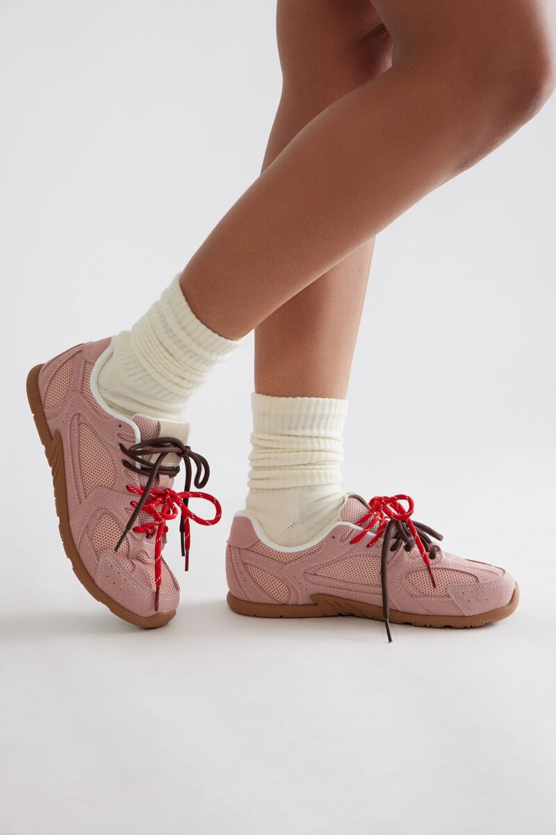 Zapatillas de Gamuza Sintética con Cordones