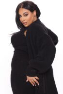 Conjunto Cómodo de 3 Piezas con Leggings - Negro