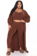Conjunto Cómodo de 3 Piezas con Leggings - Negro