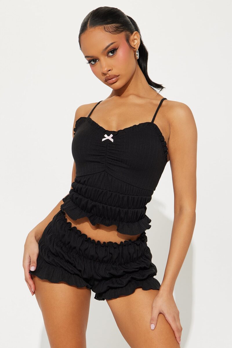 Set Elegante de Musculosa y Shorts con Detalle de Moño - Image 2