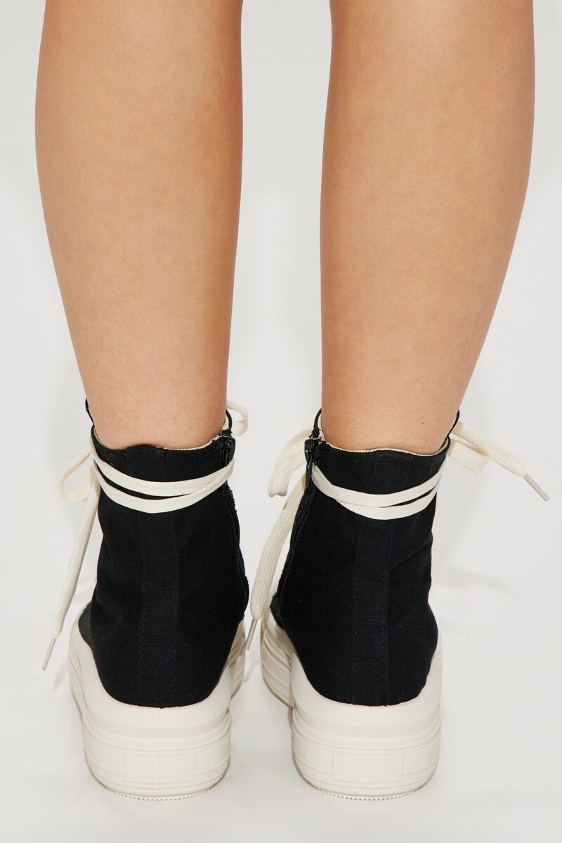 Zapatillas Altas de Cordones en Negro - Image 4