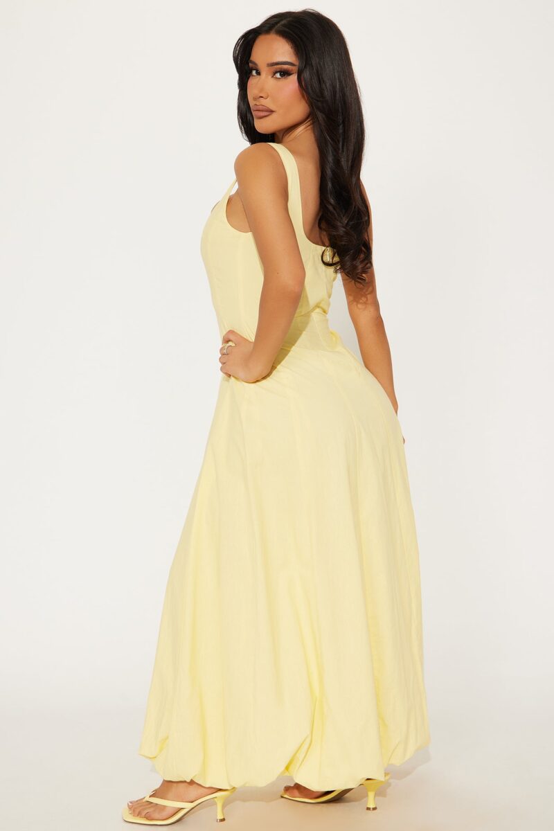 Vestido Maxi Burbuja Sin Mangas con Escote Redondo - Image 15
