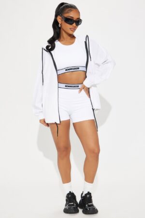 Chaqueta Deportiva de Doble Juego - Blanco