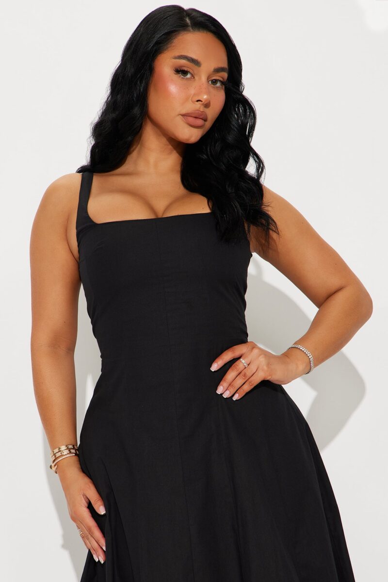 Vestido Maxi Burbuja Sin Mangas con Escote Redondo - Image 2