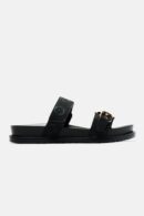 Sandalias Doble Tira en Negro