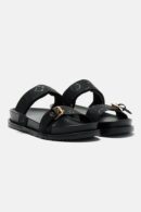 Sandalias Doble Tira en Negro