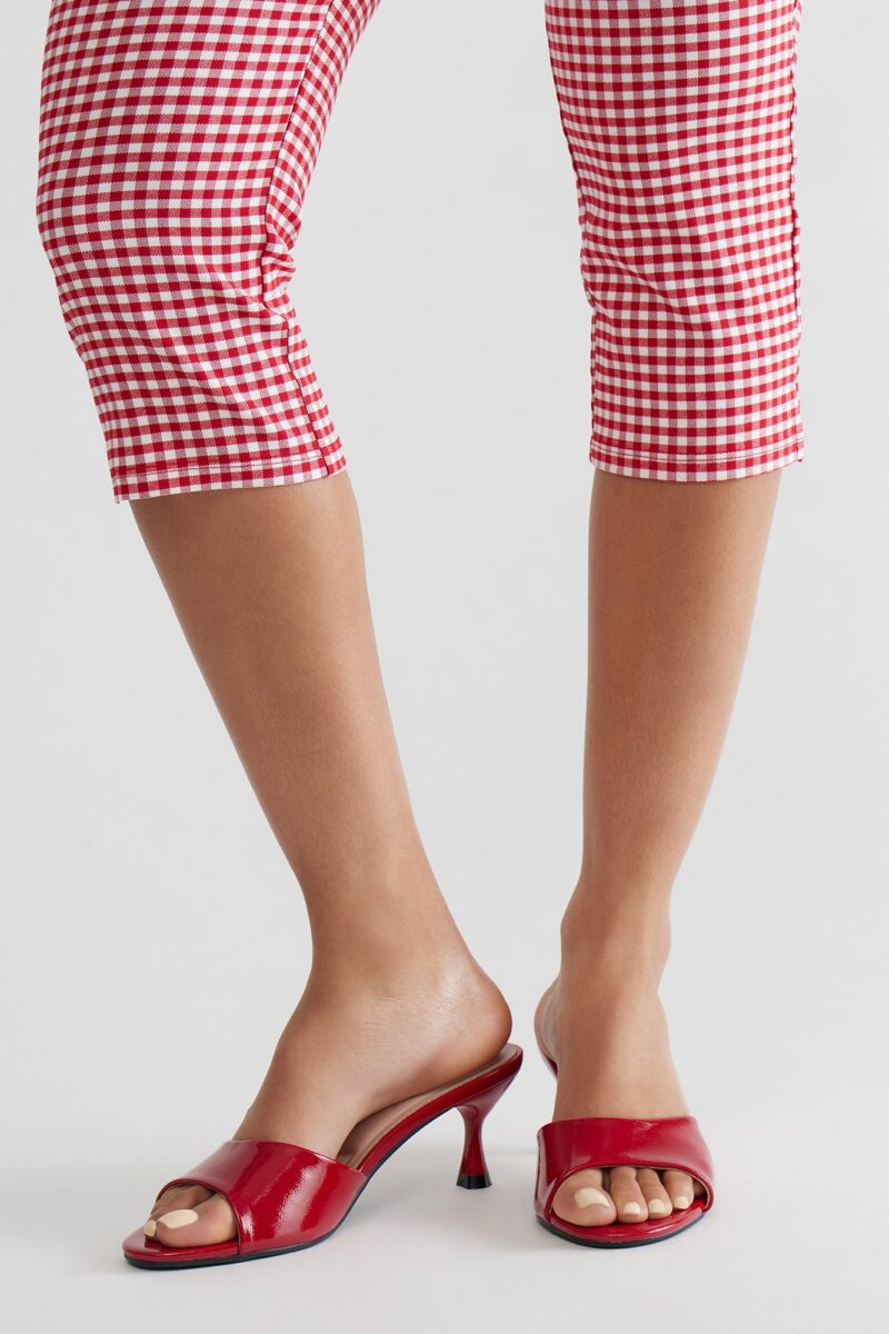 Mules de Tacón Medio con Estampado de Leopardo - Image 8