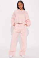 Conjunto de Pantalón y Buzo de Frisa en Celeste Claro