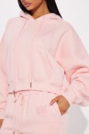 Conjunto de Pantalón y Buzo de Frisa en Celeste Claro