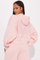 Conjunto de Pantalón y Buzo de Frisa en Celeste Claro