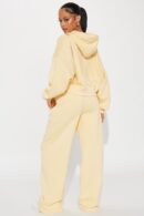 Conjunto de Pantalón y Buzo de Frisa en Celeste Claro