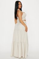 Conjunto Campiña: Top Corset Halter y Falda Larga
