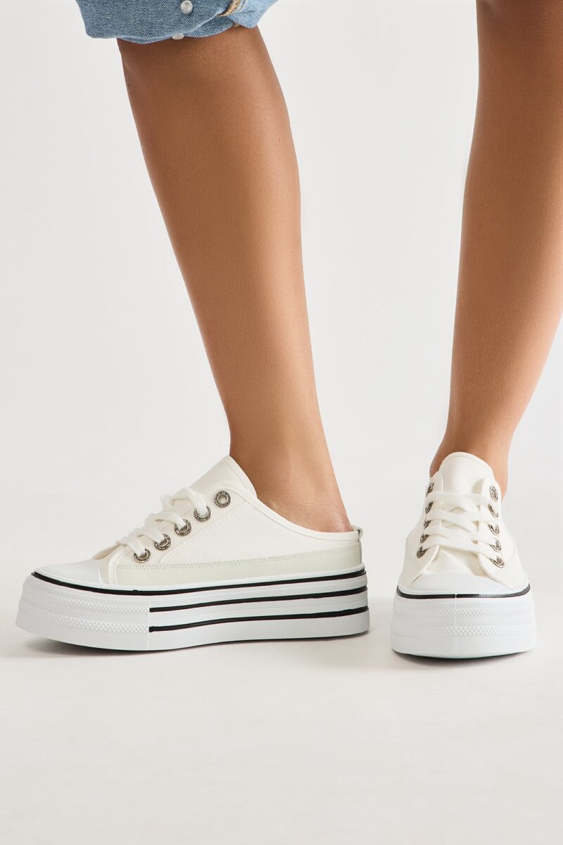 Zapatillas de Plataforma Baja con Cordones - Image 7