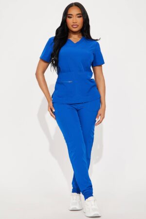 Set Uniforme Jogger de Scrub Elástico Esencial en 4 Direcciones