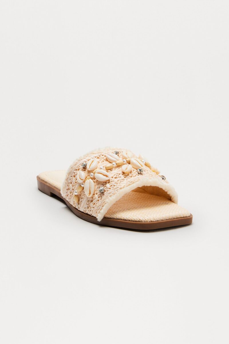 Sandalias Planas con Detalles de Caracoles Marinos - Image 2