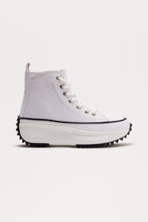 Zapatillas Altas de Corte Superior en Blanco