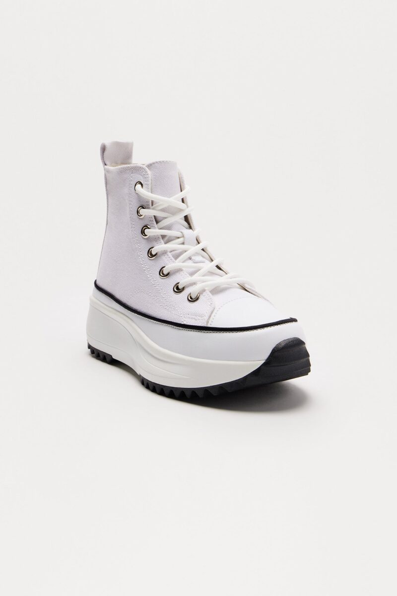 Zapatillas Altas de Corte Superior en Blanco - Image 11