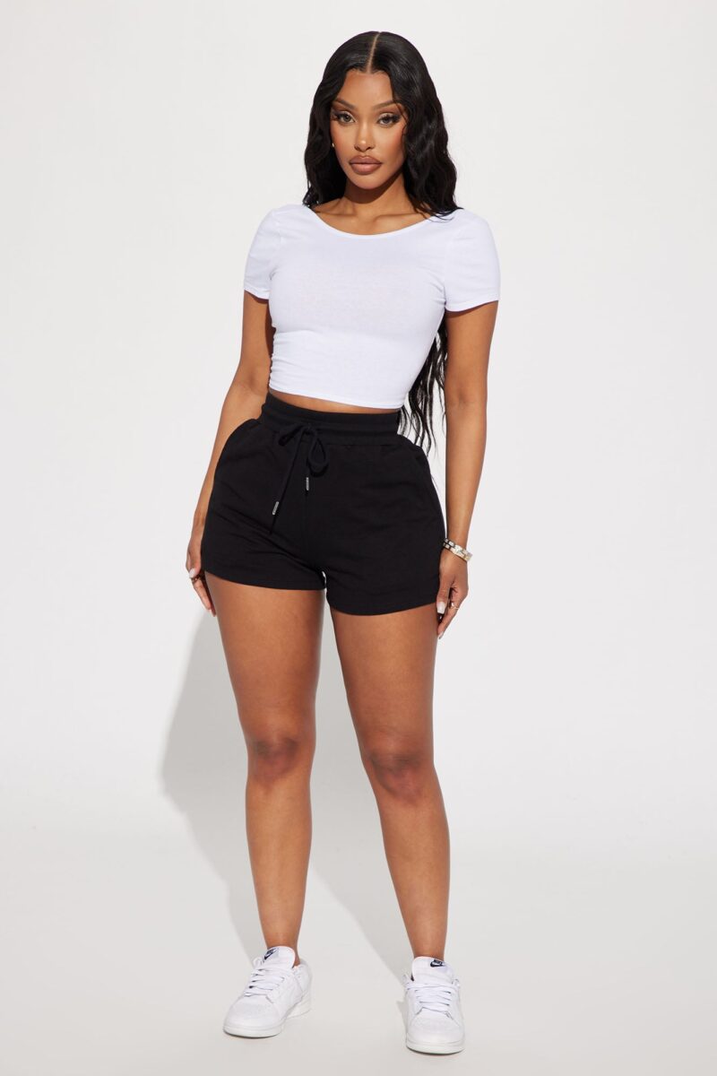 Shorts Casual de Algodón y Poliéster con Cintura Elástica - Image 2