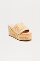 Plataformas de Yute en Dorado con Taco Alto