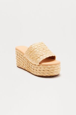 Plataformas de Yute en Dorado con Taco Alto