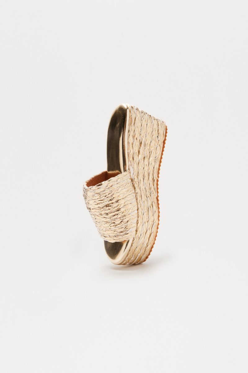 Plataformas de Yute en Dorado con Taco Alto - Image 6