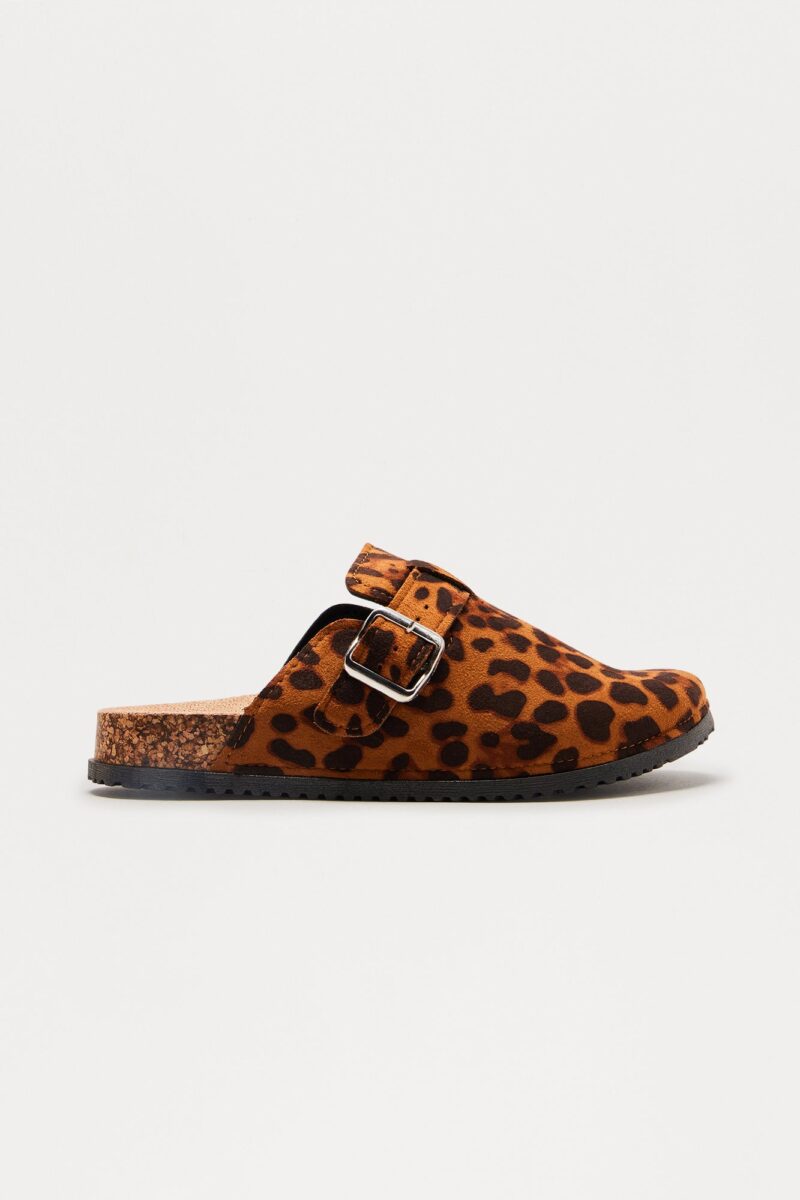 Sandalias Casual con Hebilla y Suela Plana - Gris - Image 10