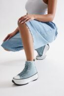 Zapatillas Altas de Corte Superior en Blanco