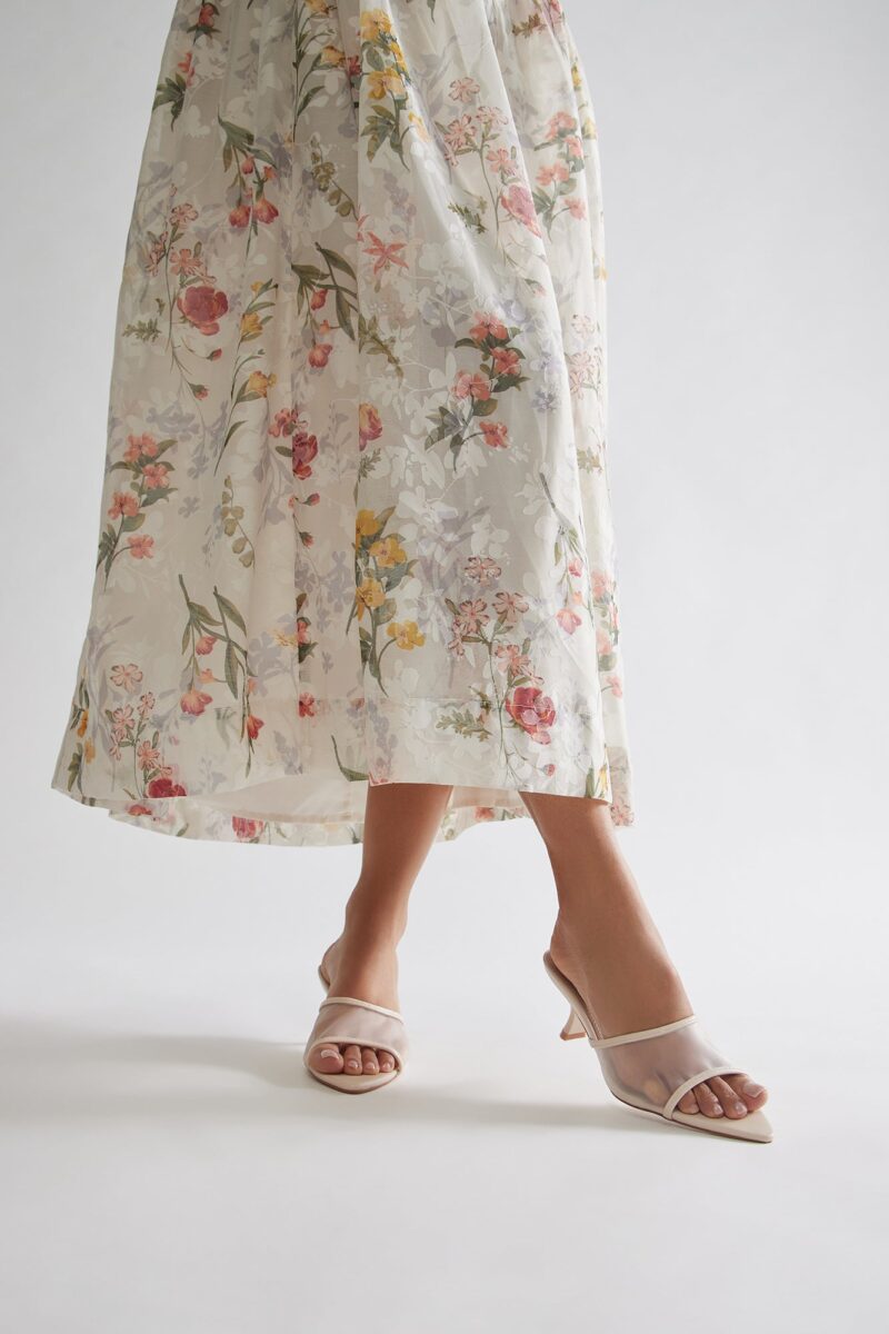 Mules con Correa de Malla y Tacón Midi - Image 8