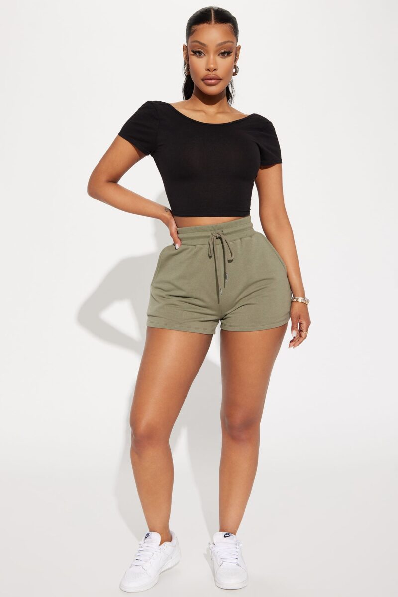 Shorts Casual de Algodón y Poliéster con Cintura Elástica - Image 14